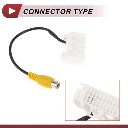 Rear View Camera Adapter Wire Harness Cable for Jeep Compass (2009–2017)