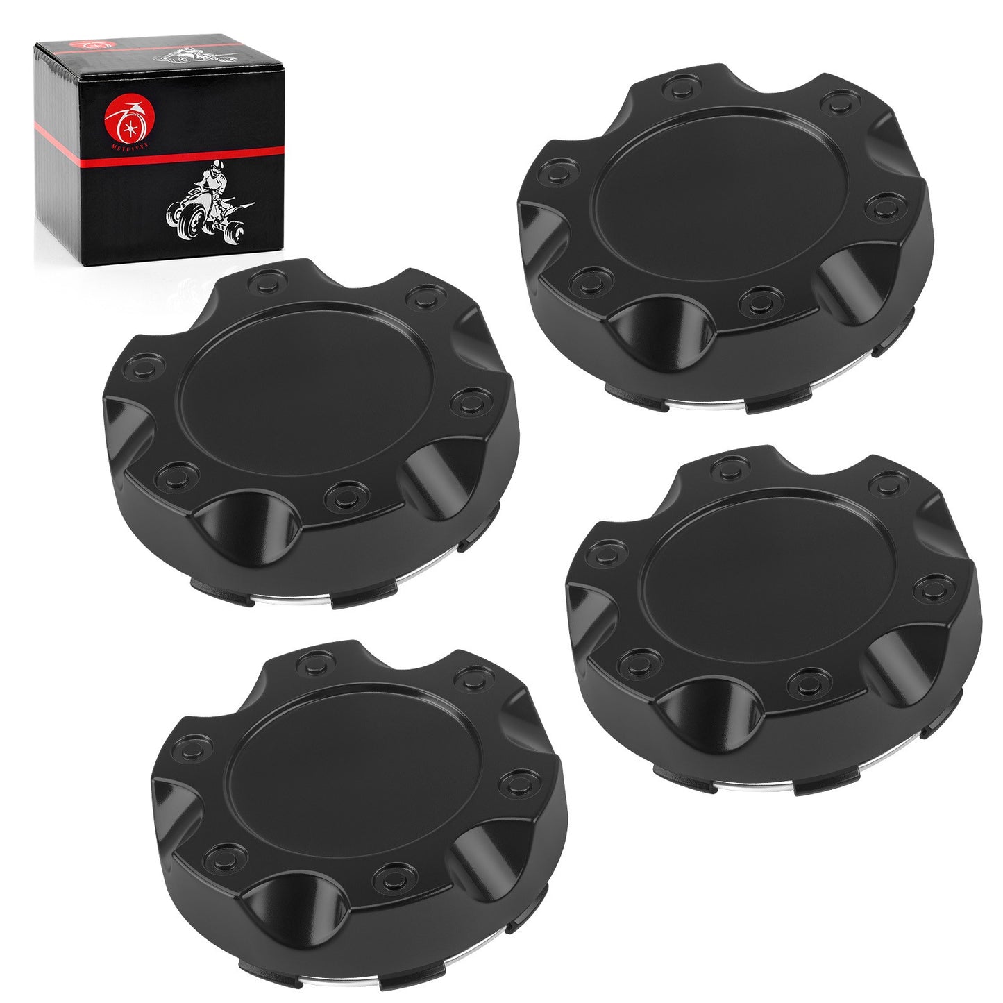 Set of 4 Wheel Center Caps for Polaris RZR XP 1000 (2017–2022)