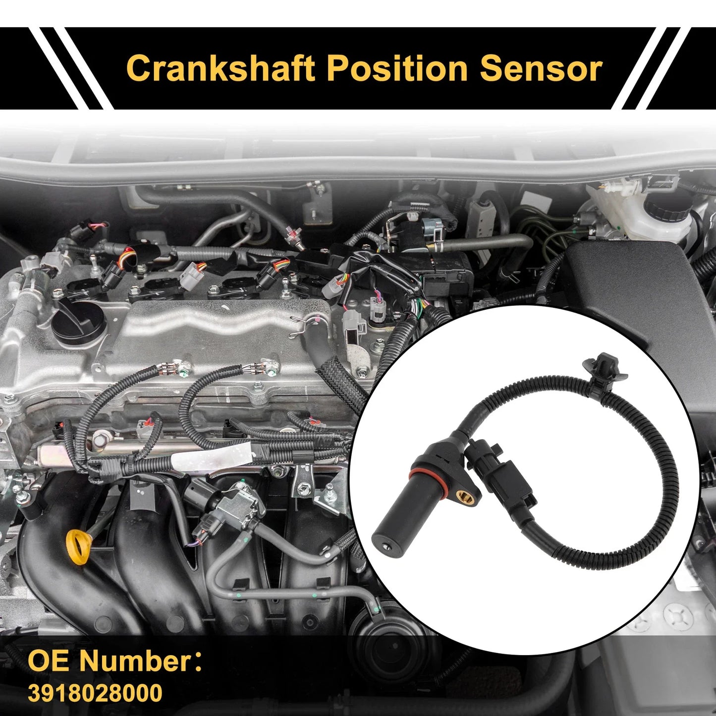 Crankshaft Position Sensor for Hyundai i20 i30 (2008-2017)
