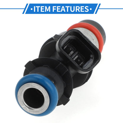 Fuel Injector No. 25343789 for GMC Sierra 1500 (2001–2006) 1 Pc Black