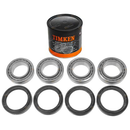 2X Front Wheel Bearing Kits with Grease for Mitsubishi Lancer (1988–1992)