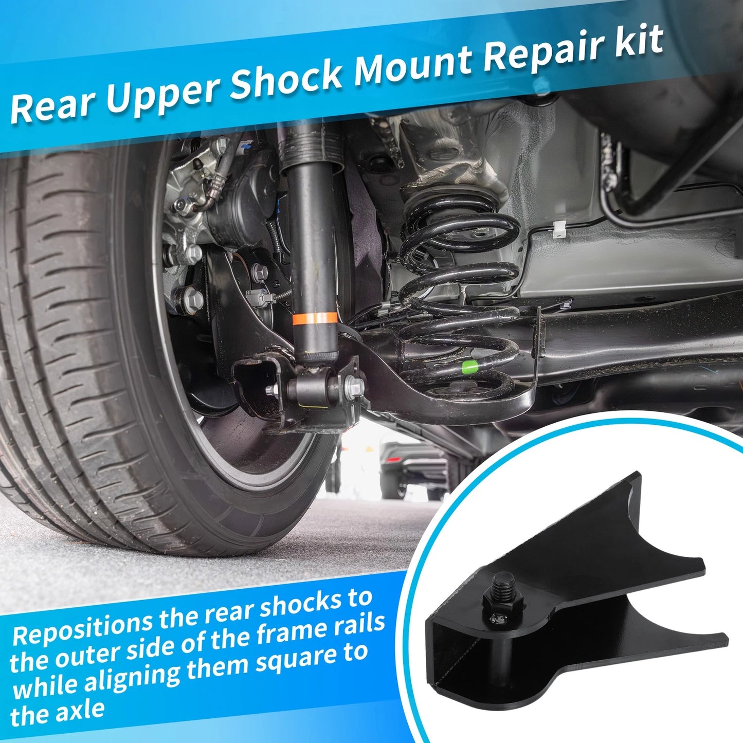 Rear Upper Shock Mount for Chevy Silverado 1500, GMC Sierra (2007–2013)
