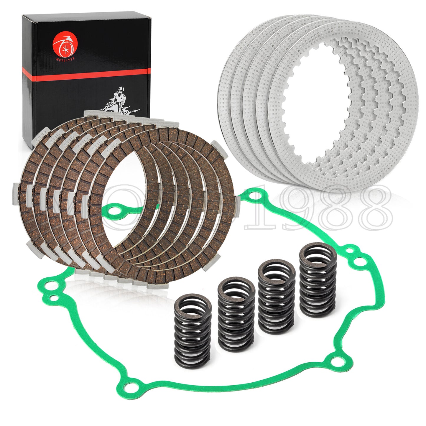 Clutch Kit with Heavy Duty Springs for Kawasaki KX80 KX85 KX100 (1998–2021)