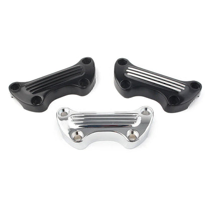 1" Handlebar Riser Top Clamp Cover for Harley Sportster Softail Dyna (2004-2023)