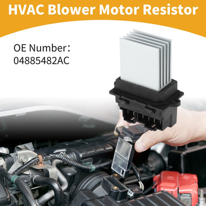 HVAC Blower Motor Resistor No. 04885482AC for Jeep Wrangler JK (2012–2018)