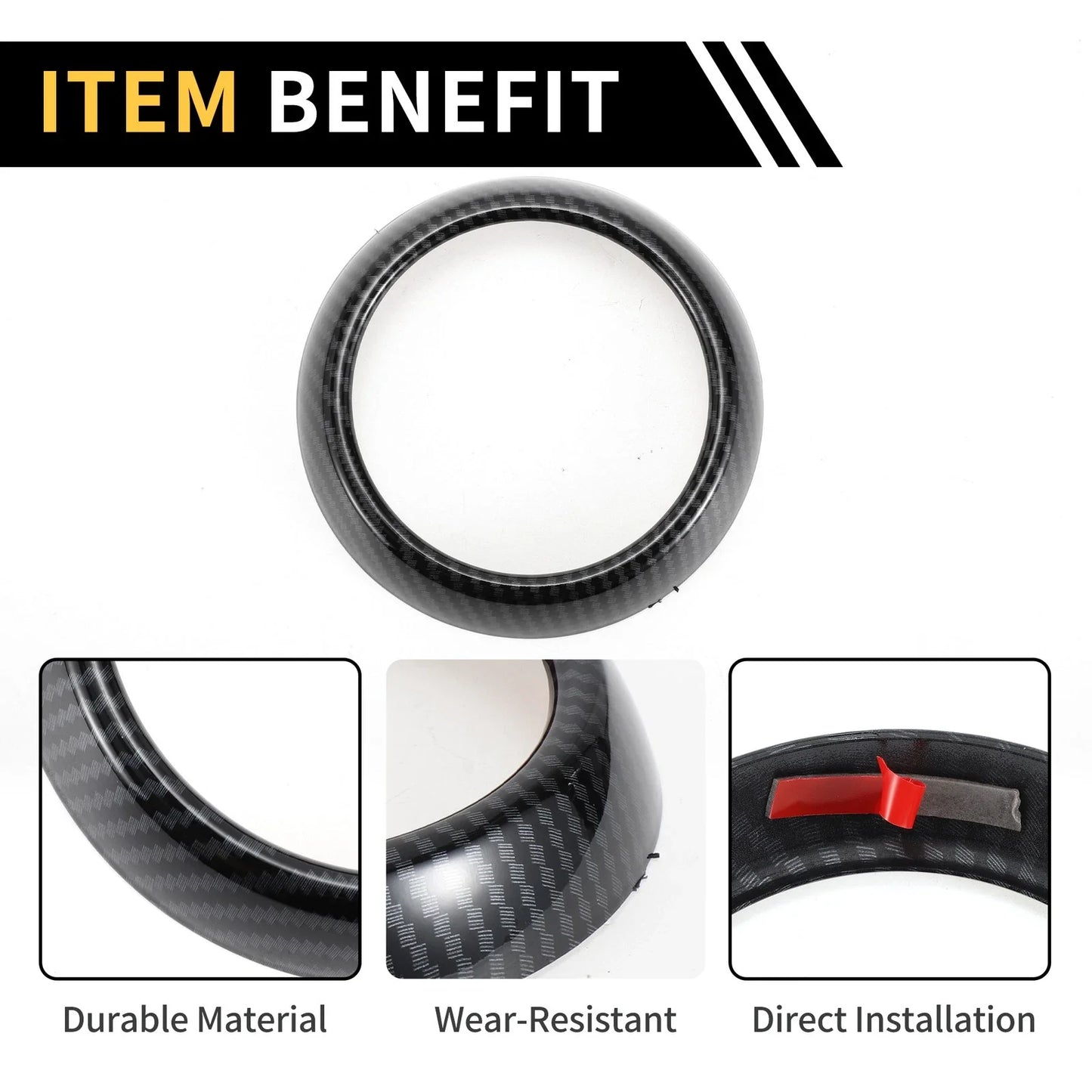 Air Vent AC Outlet Cover Trim for Chevy Colorado (2023-2024) Carbon Fiber