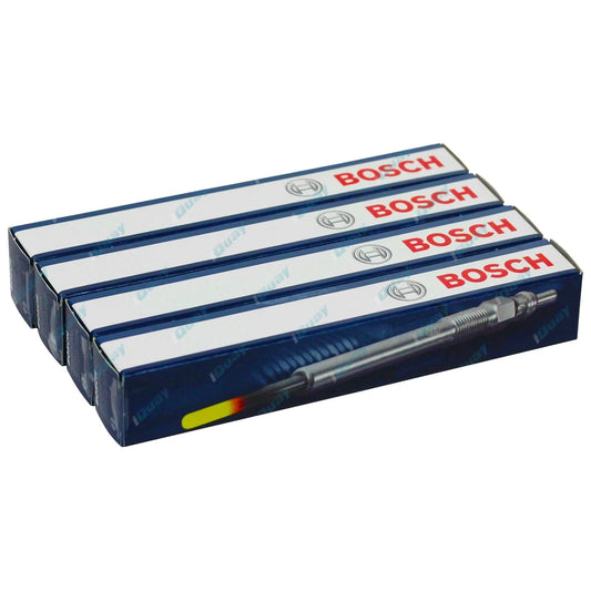 4 Bosch Glow Plugs for Terrano WD21 1988~1996 Diesel 4cy TD27T 2.7L Turbo Nissan