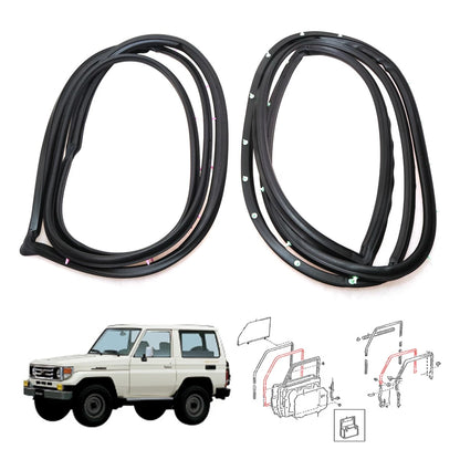 Front Door Weatherstrip Set for Toyota Land Cruiser (GRJ76 HZJ76 KZJ77 LJ79 VDJ79)