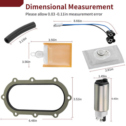 Fuel Pump and Oil Tank Seal Set for Suzuki TL1000R (1998–2003)