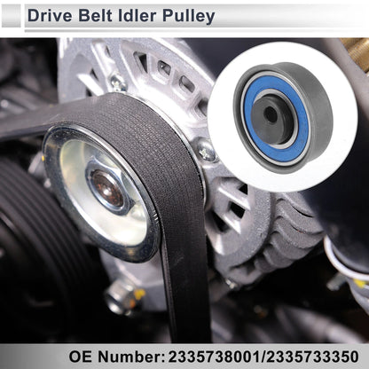 Drive Belt Idler Pulley for Hyundai Santa Fe (2001-2004) 1 x Pulley