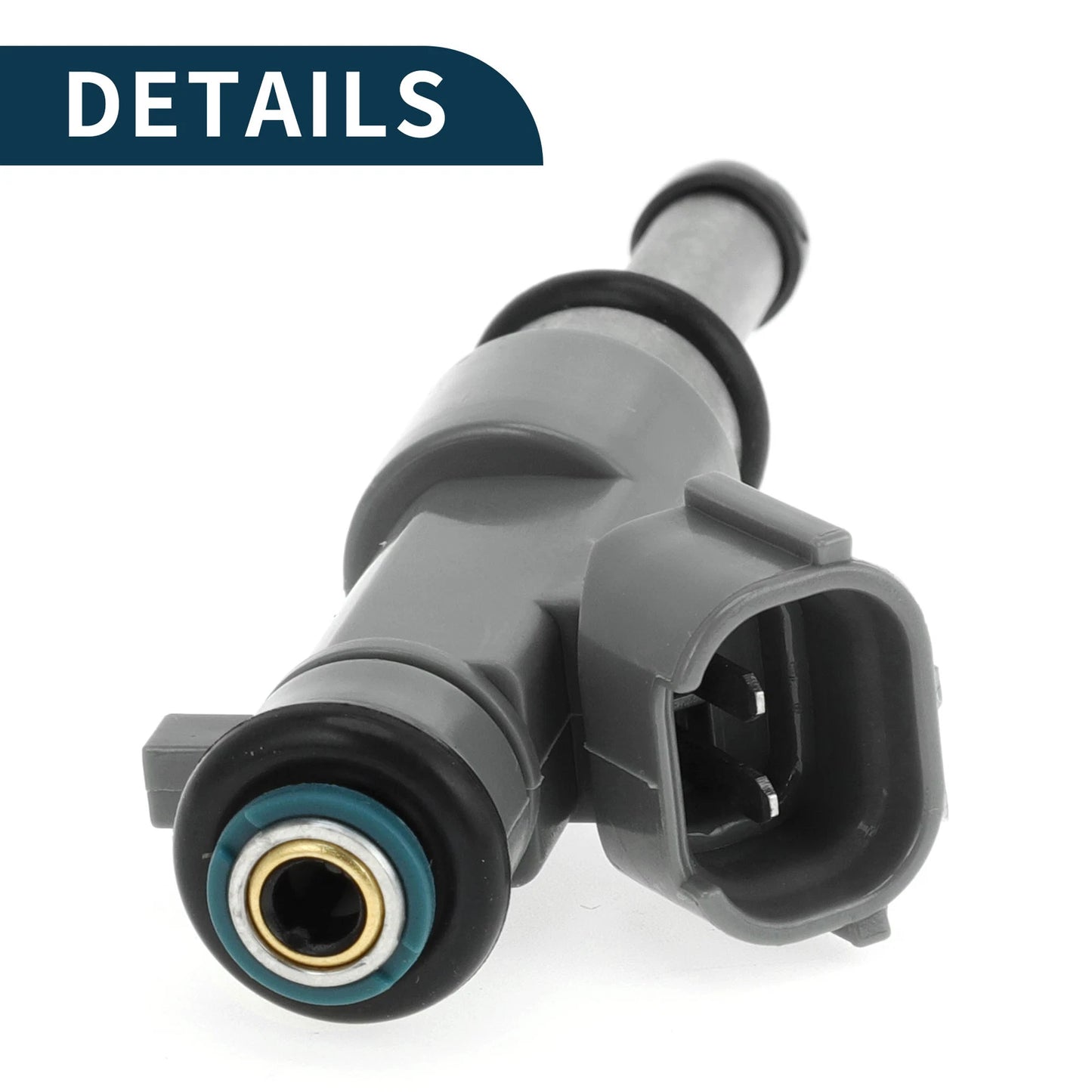 Fuel Injector No. 16600EA00A for Nissan Frontier 2.5 (2008–2019) 1 Pc Gray