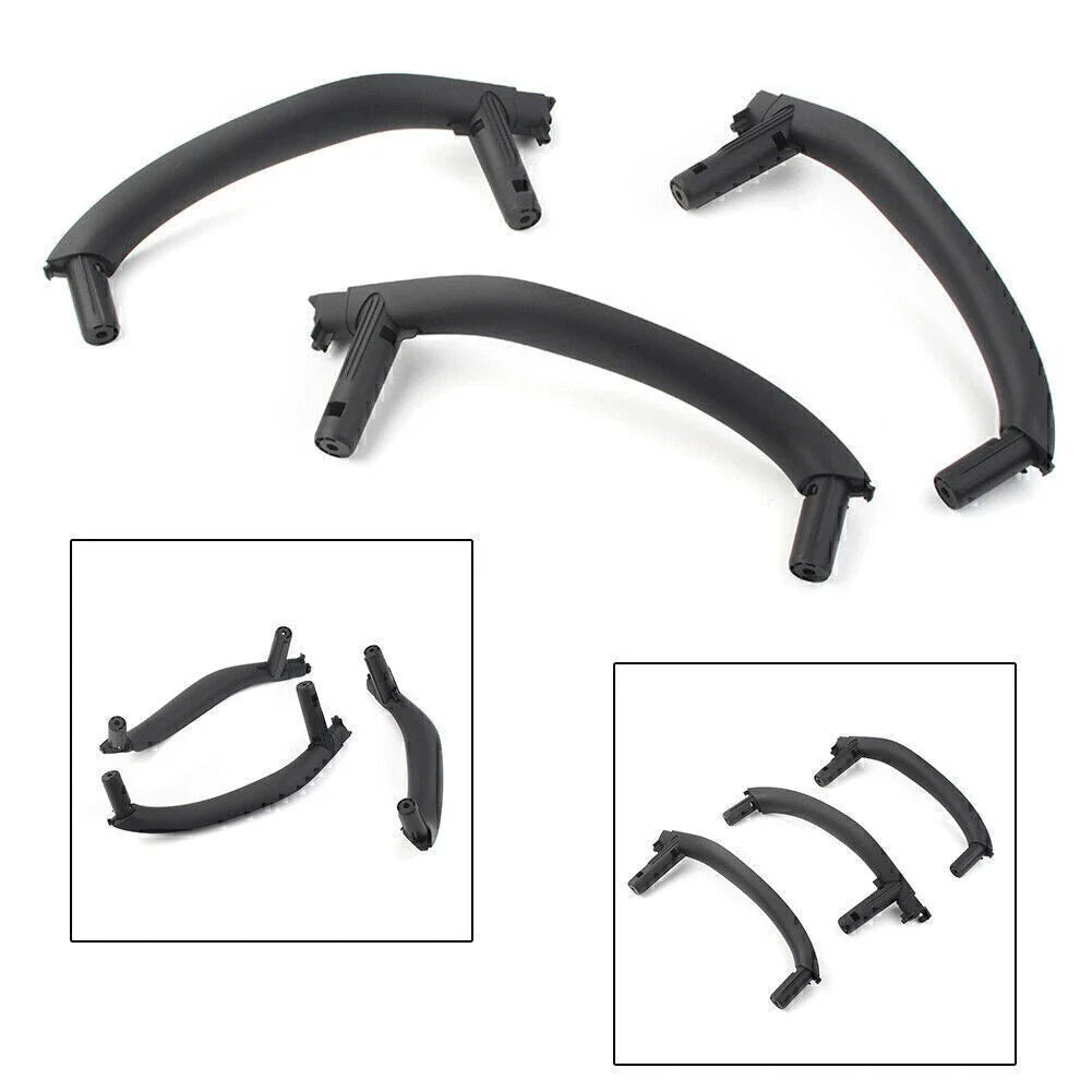 Black Interior Door Pull Handle Trim Cover for BMW X5 X6 F15 F16 (2014-2020)