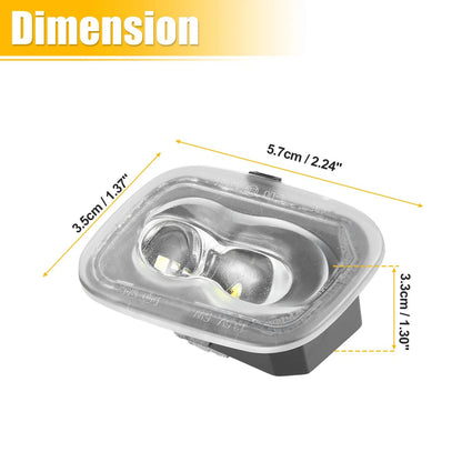 2X Side Puddle Light for Ford F-150 F-250 F-350 F-450 Super Duty (2015–2023) FL3Z13B374B