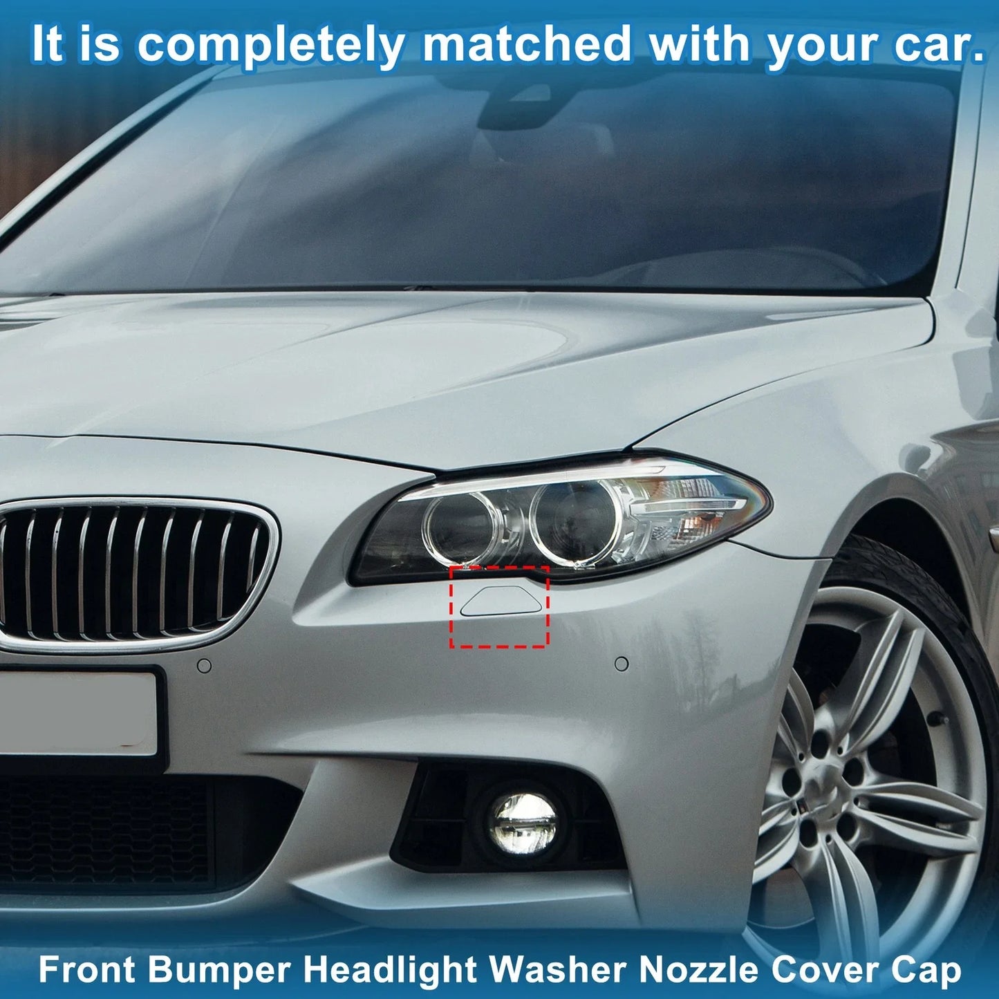 Washer Nozzle Cover Cap Front Left for BMW 528i (2011-2016)