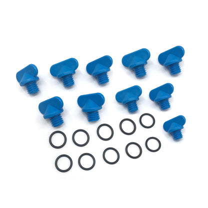 10 Pcs Drain Plug Kit for Mercruiser & Manifold Block