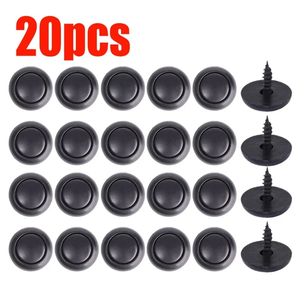 Ceiling Fixing 20 Buckle Pins for Black Plastic Car Make Model