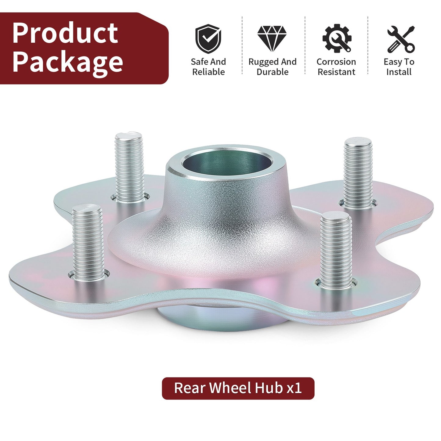 Rear Left Wheel Hub for Yamaha Bruin 350 (2004–2006)