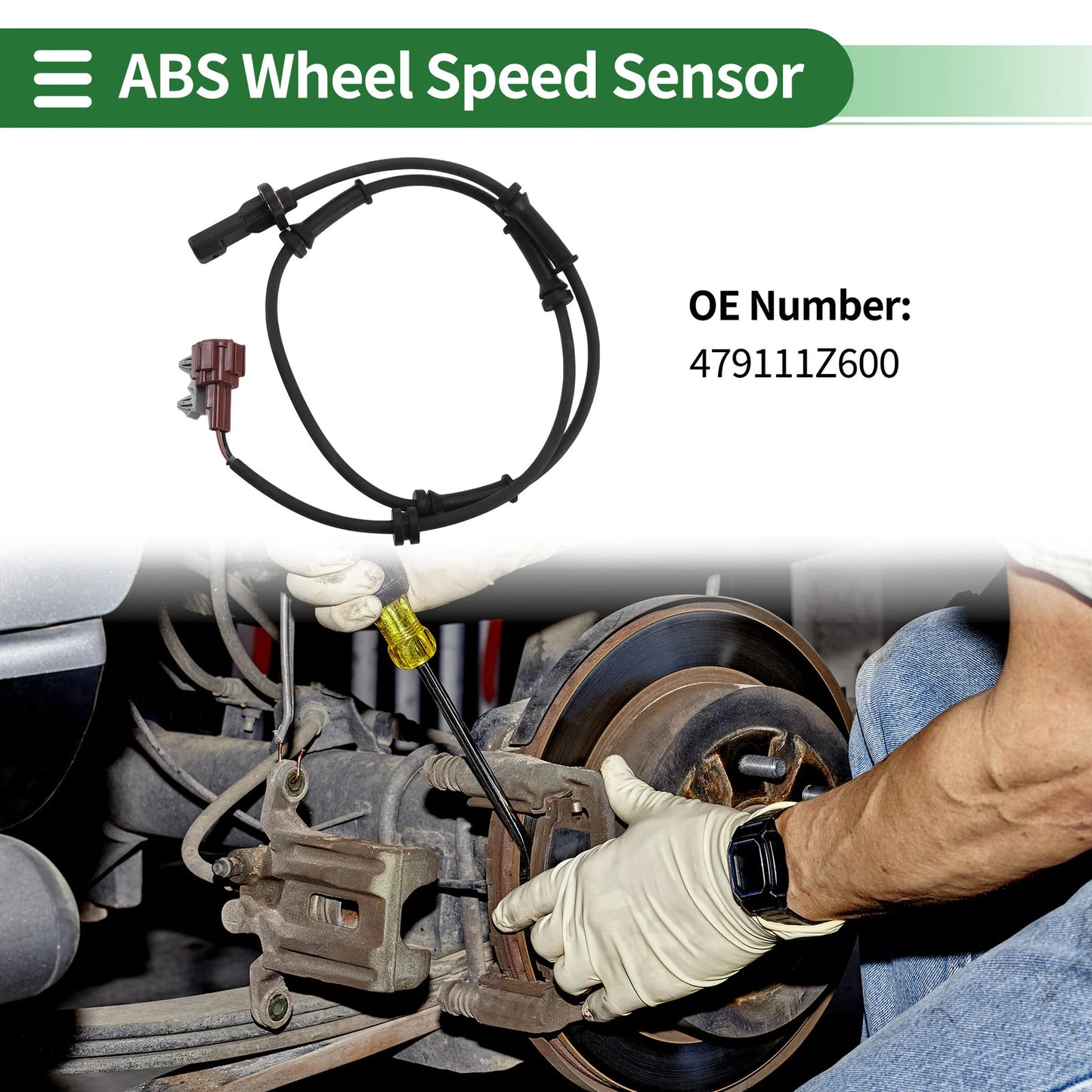 ABS Wheel Speed Sensor No. 479111Z600 for Nissan Frontier (2003–2004)