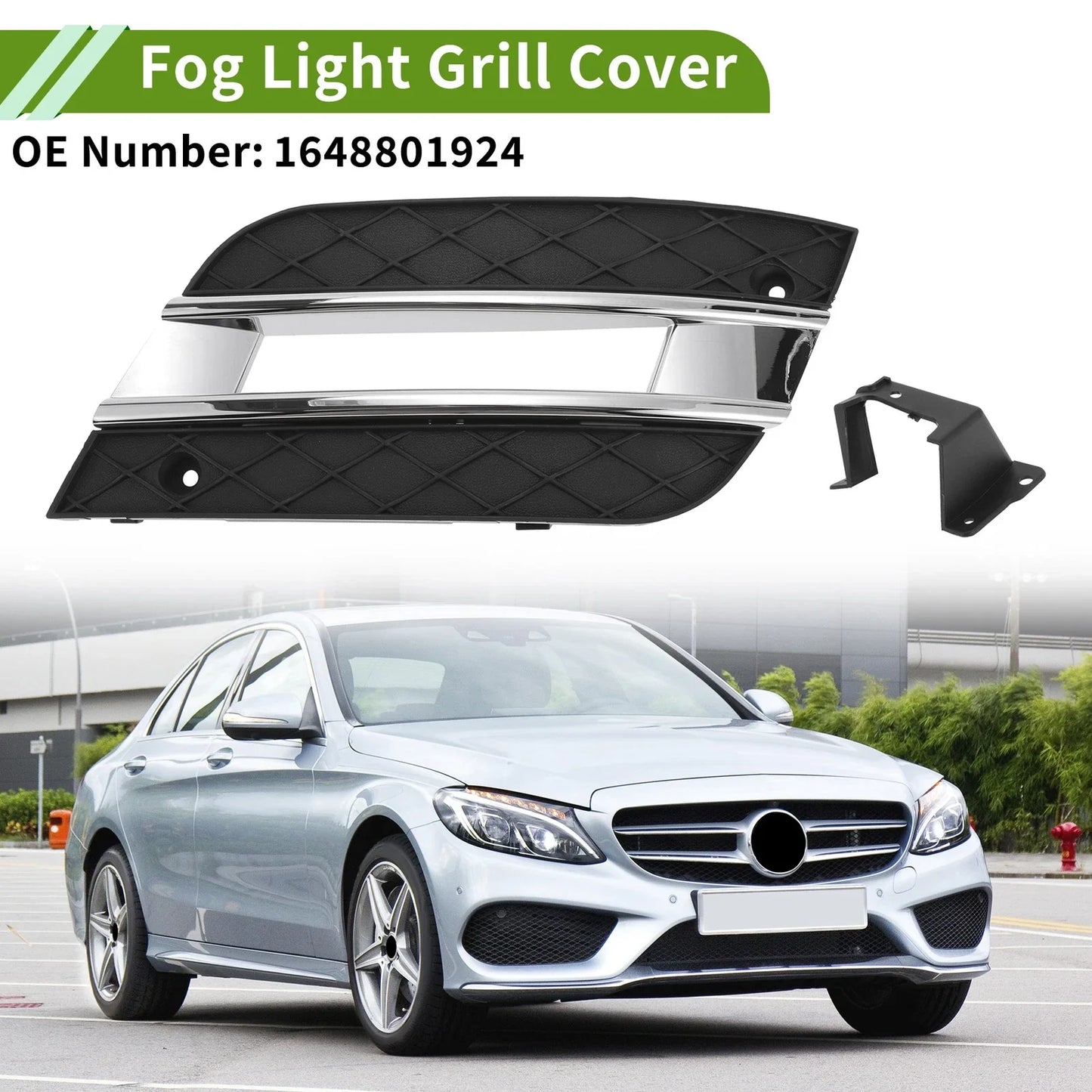 Front Left Fog Light Grill for Mercedes Benz ML450 (2009-2011)