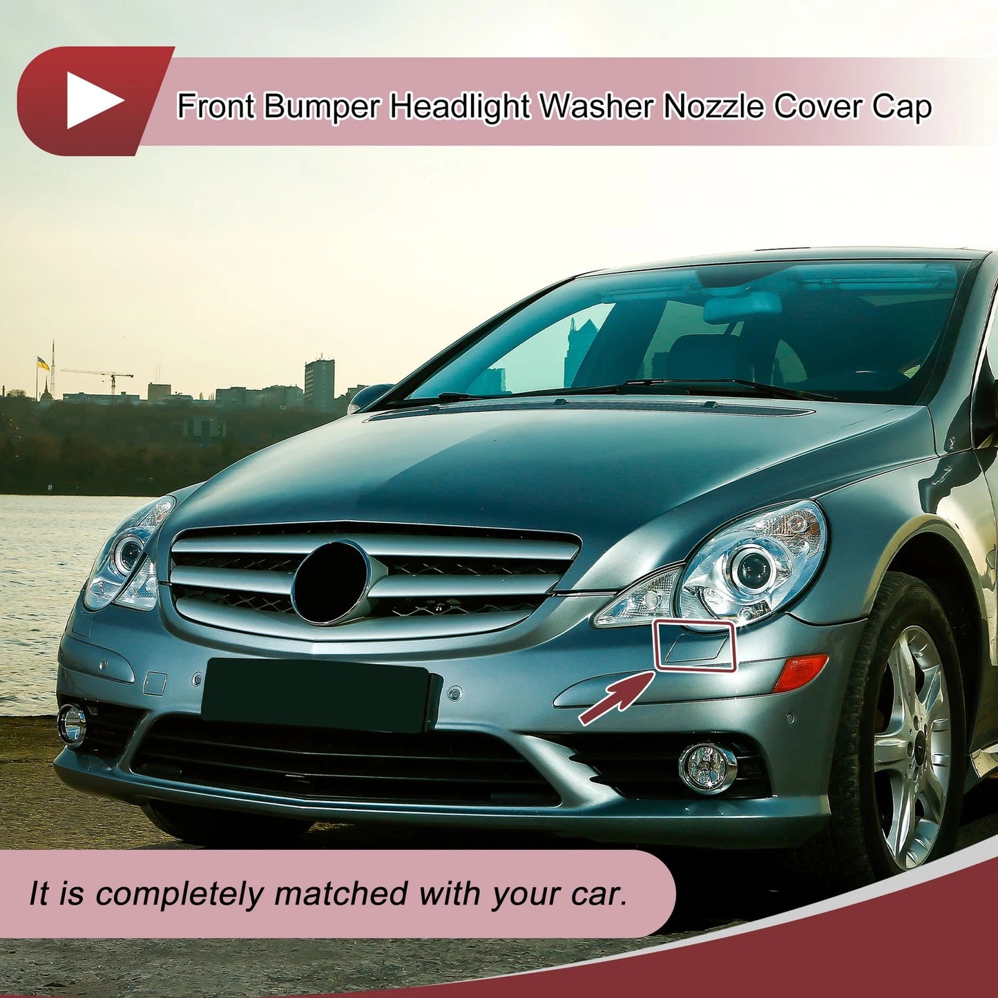 Front Left Bumper Trim Nozzle Cover No. 2518850126 for Mercedes-Benz R350 (2007–2012)