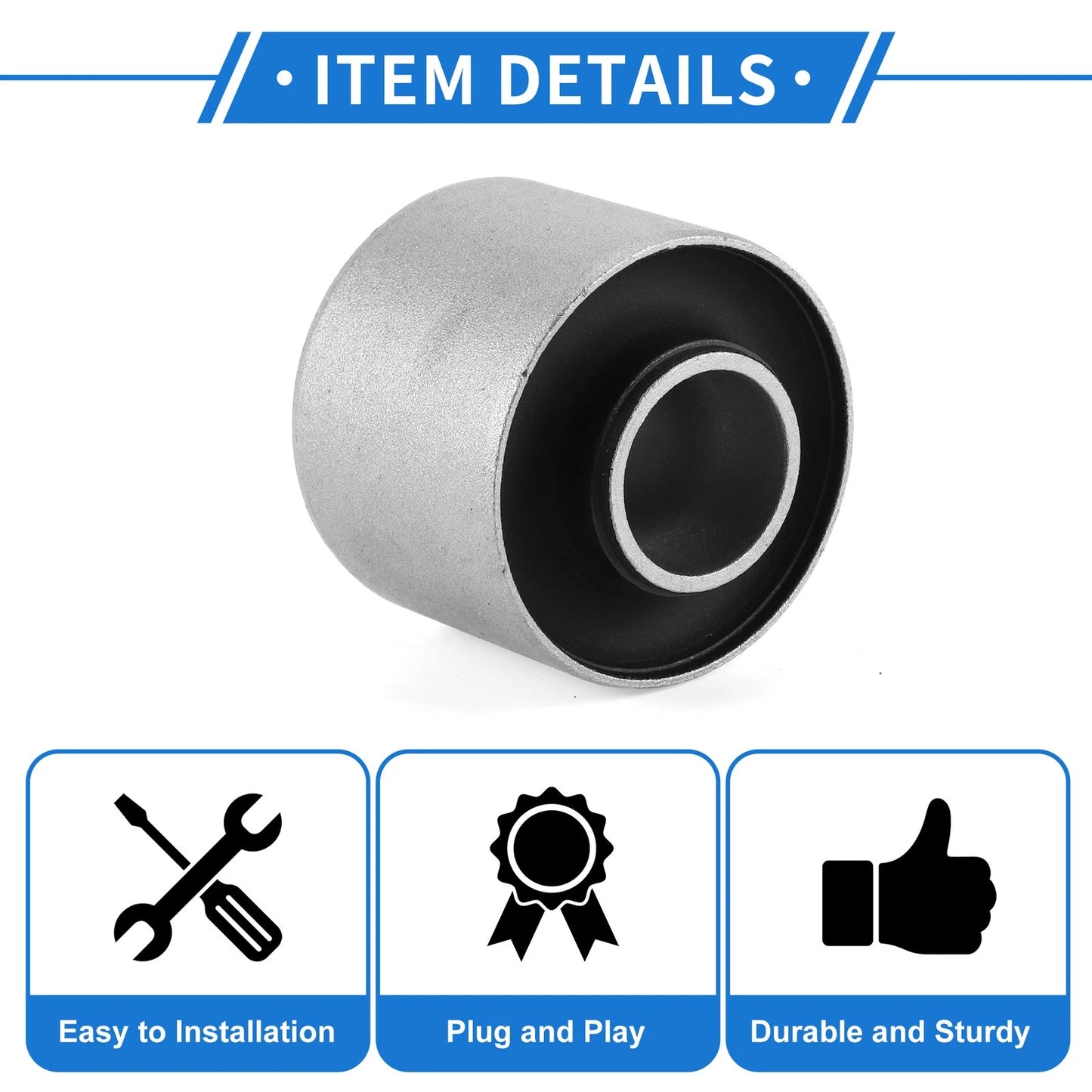 Rear Right Control Arm Suspension Bushing for Subaru Forester (2000–2008), Impreza (2000–2007)