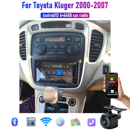 7" Apple Carplay Android Auto Head Unit for Toyota Kluger (2000-2007)