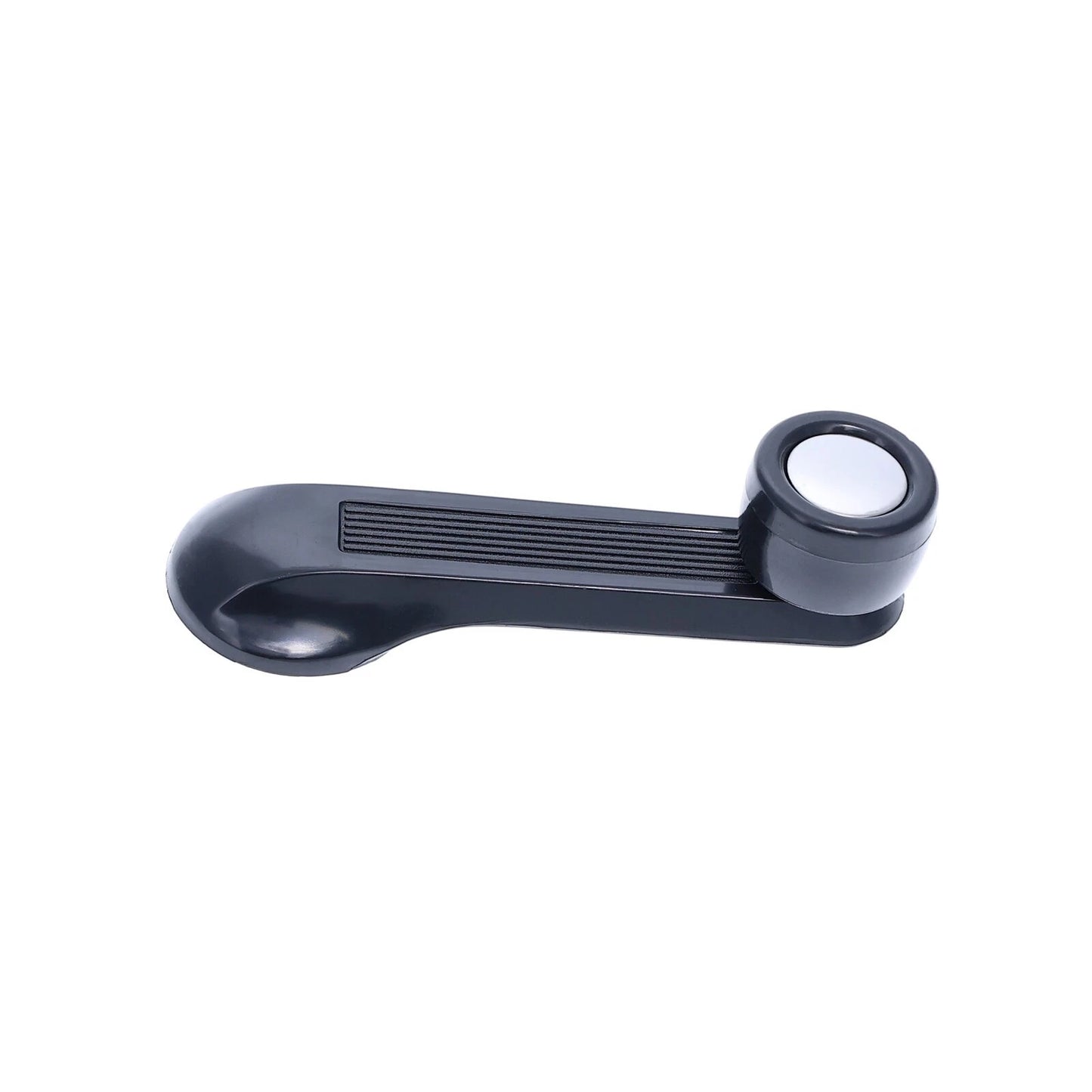 Set of 2 Textured Black Window Crank Handles for Honda Civic (1984–2000)