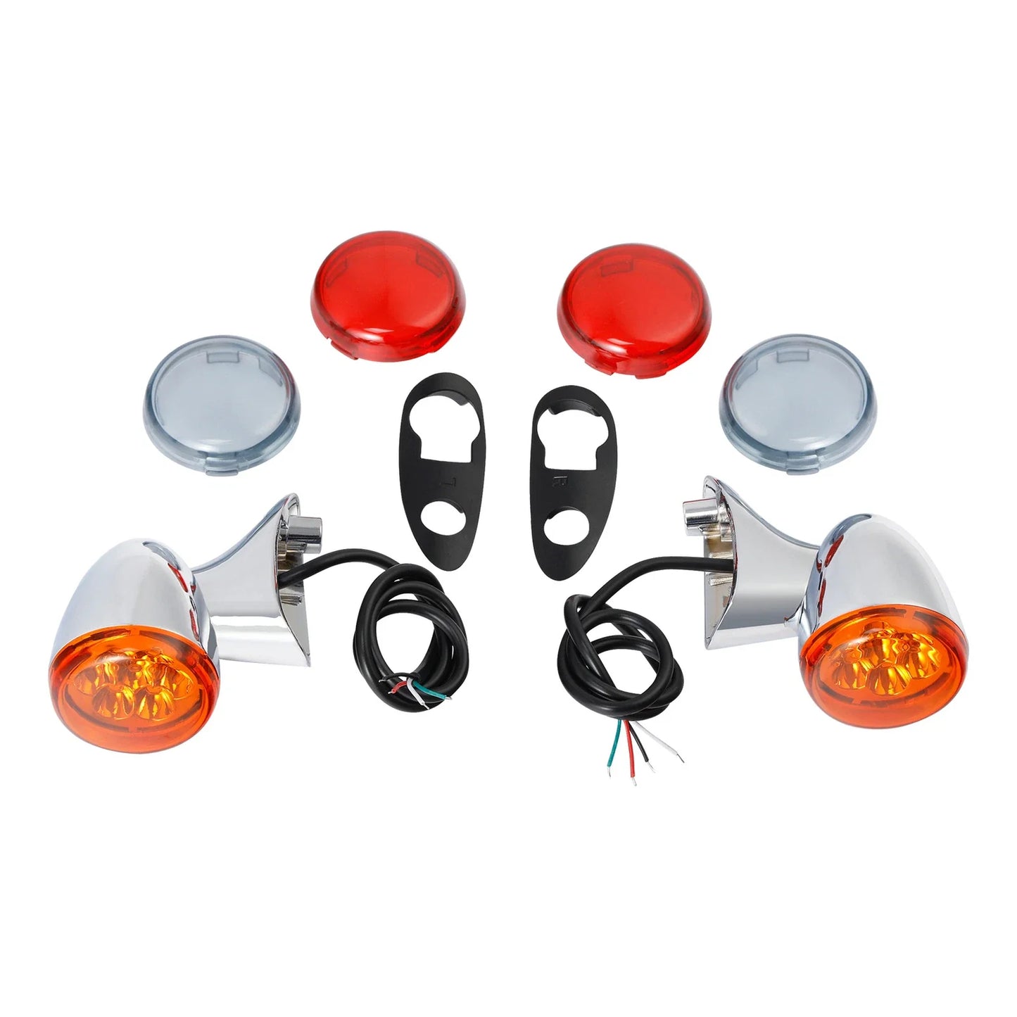 LED Turn Signals Light Bracket 4W for Harley Touring Road Glide (2015-2024)