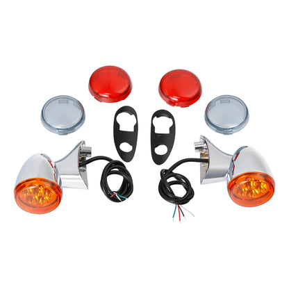 LED Turn Signals Light Bracket 4W for Harley Touring Road Glide (2015-2024)