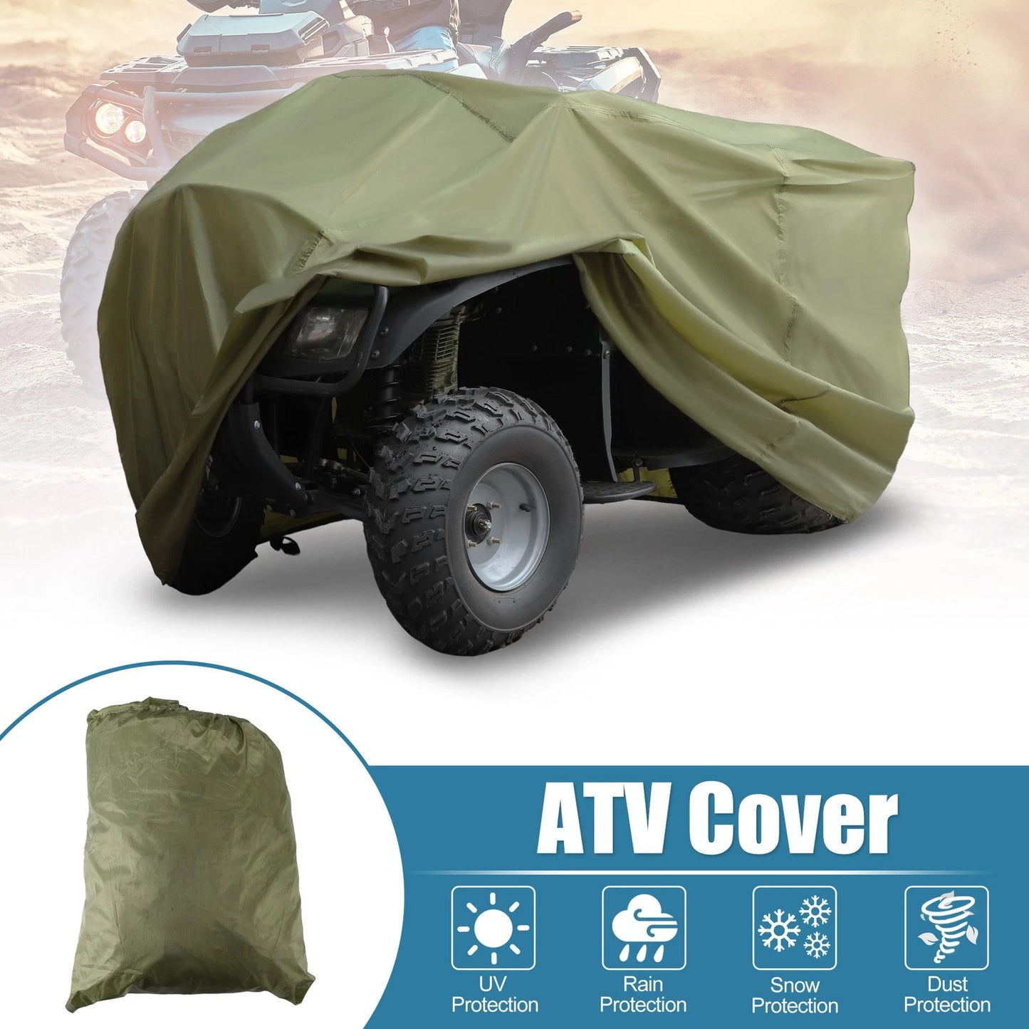 XXL ATV Cover for Polaris Scrambler 850 (2014–2023) 600-1000CC Quad Bike