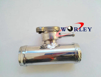 Aluminum Inline Radiator Hose Pipe Filler Neck for Universal Applications