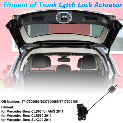 Rear Trunk Latch Lock Actuator for Mercedes-Benz CLS63 AMG (2007–2018) 1717500085