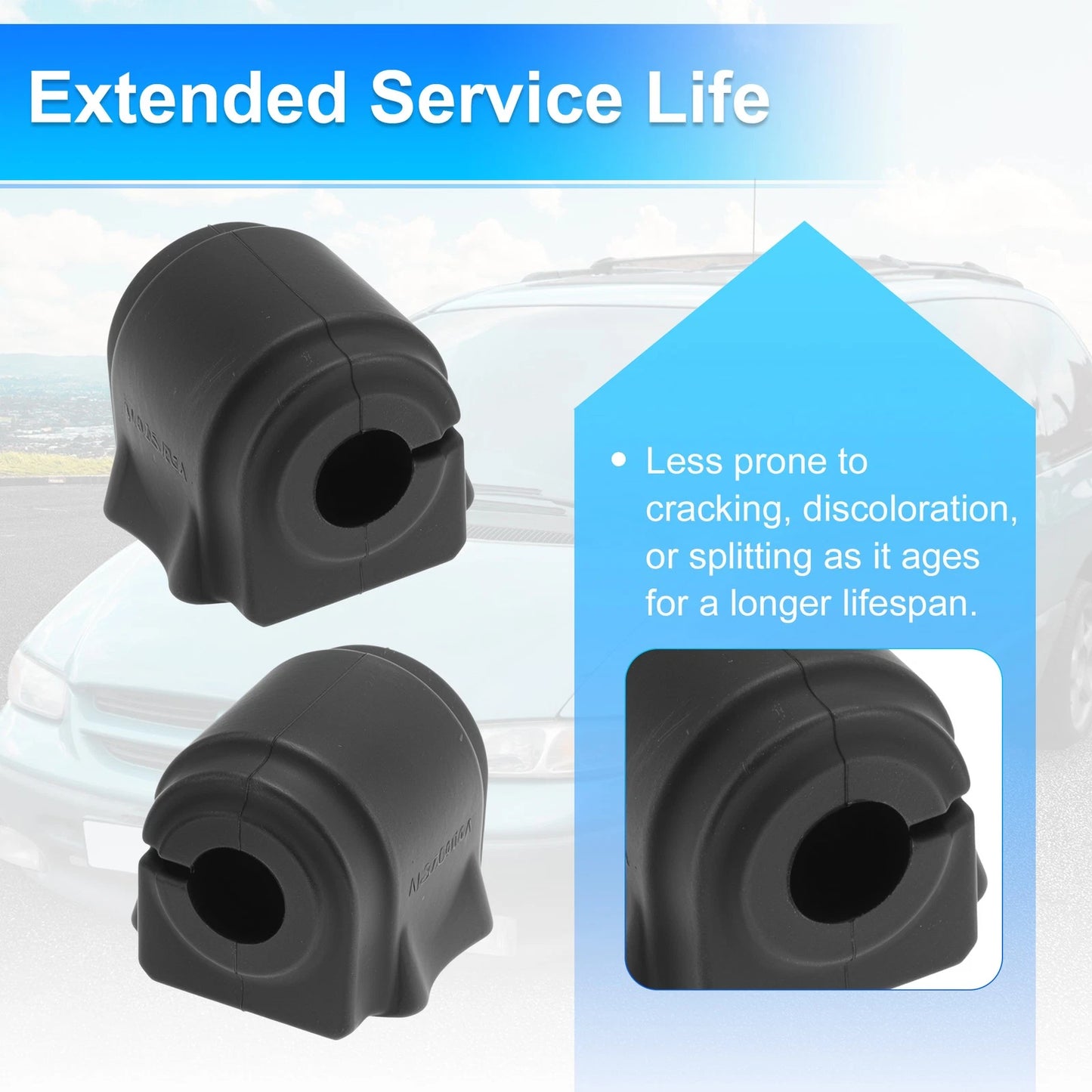 K200846 Front Side Stabilizer Sway Bar Bushing Kit for Ford F150 (2009–2014)