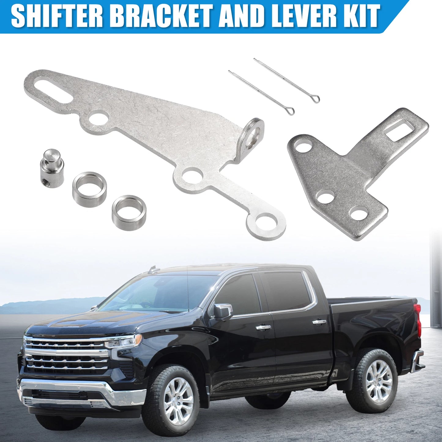 Set of 1 Shifter Bracket Kit for GM Turbo TH400 TH350 TH250