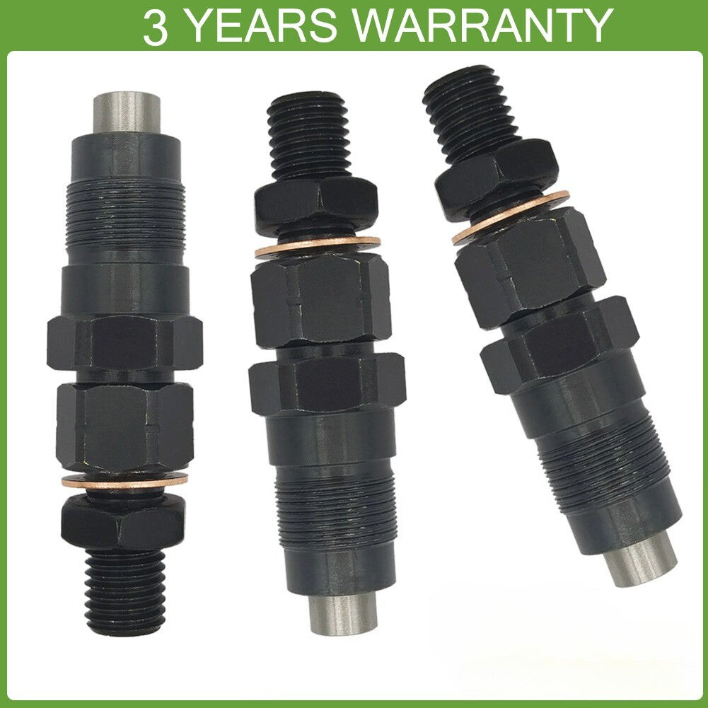 Set of 3 Fuel Injectors for Kubota D905 D1005 D1105 V1205 V1305 V1505