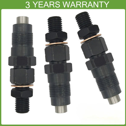 Set of 3 Fuel Injectors for Kubota D905 D1005 D1105 V1205 V1305 V1505