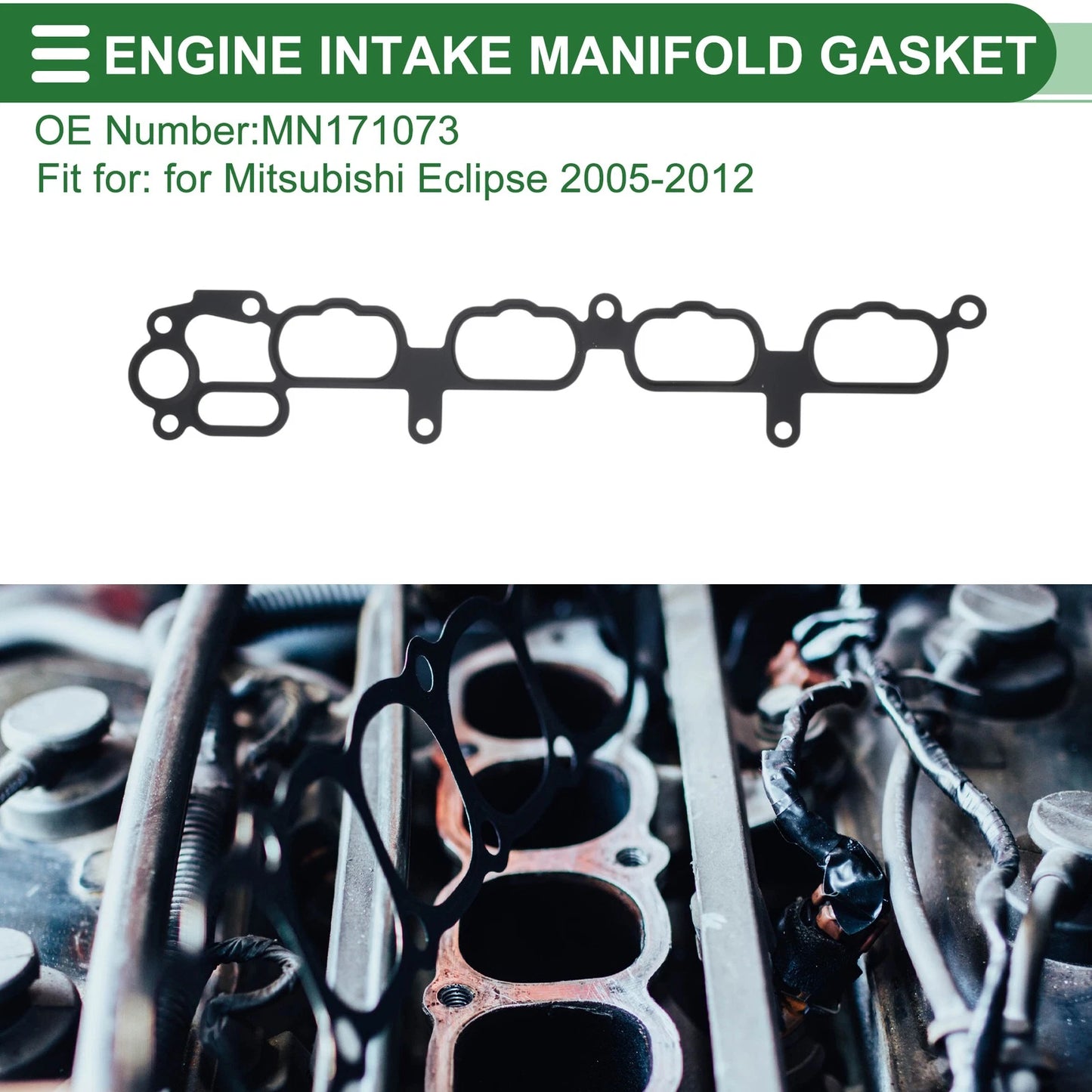 Engine Intake Manifold Gasket for Mitsubishi Eclipse (2005–2012) MN171073