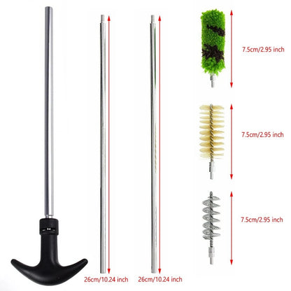 6X Cleaning Brush Kit for 12GA Shotgun with Aluminum Rod