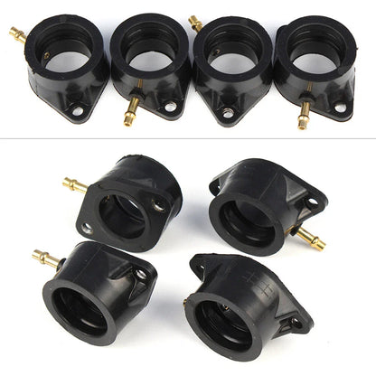 4 Pcs Carburetor Intake Manifold Boots for Kawasaki KZ1000 KZ1100 (1977-1983)
