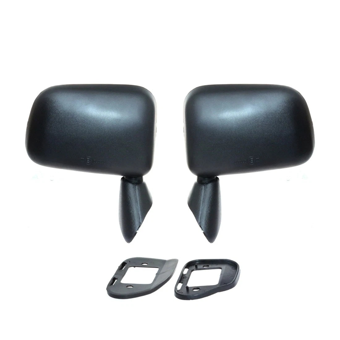 Set of 2 Black Side Mirrors for Toyota Hilux 1983–1988