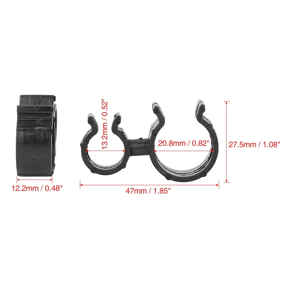 5pcs Oil Pipe Clip Retainer Holder Clamp 47x27.5mm for BMW 3 Series