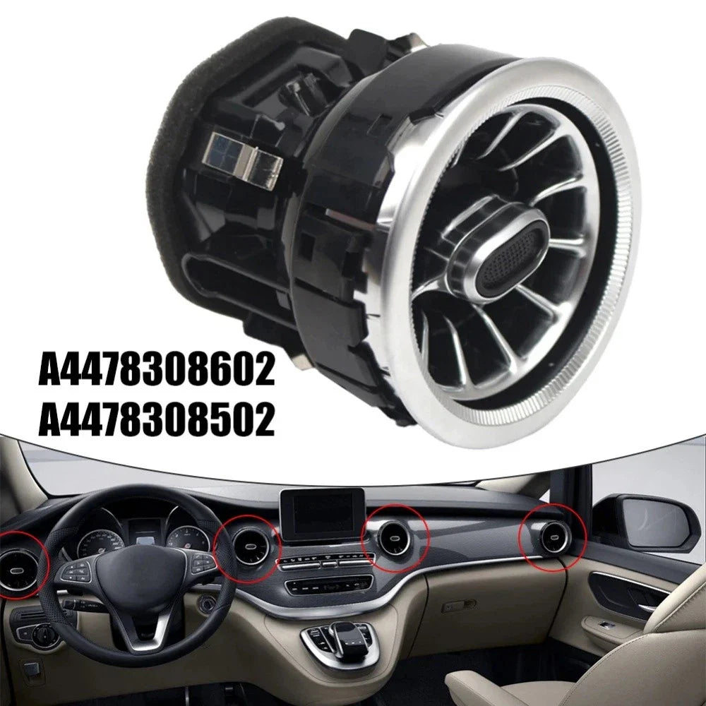 Front Dash A/C Air Vent Outlet for Benz W447 Vito (2014-2023)