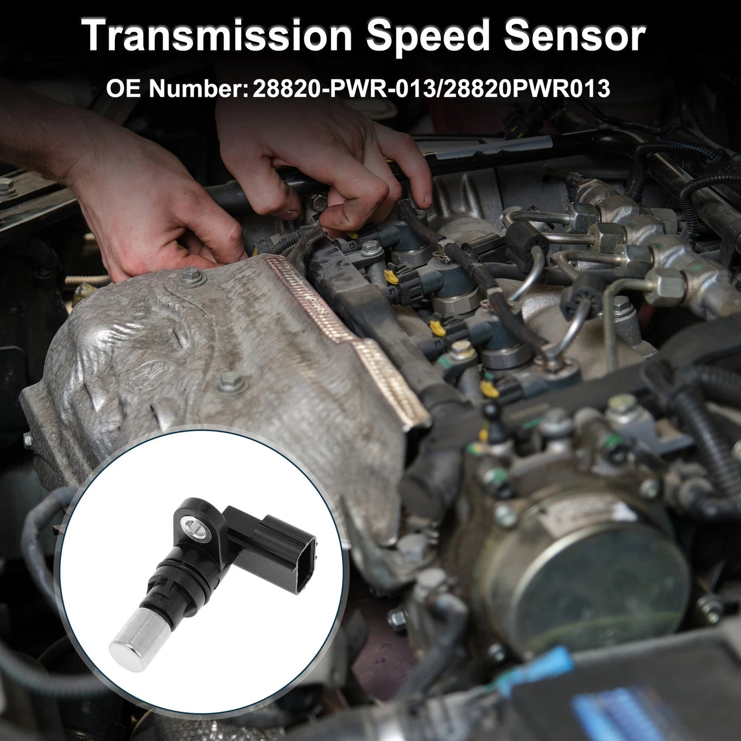 1 Pc Transmission Speed Sensor No.28820-PWR-013 for Honda Civic Si (2006–2015)