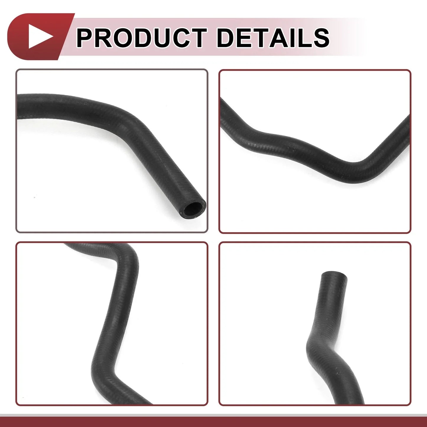 Heater Hose for Honda Civic 1.8L 2006-2011 Rubber Black 1 x Piece