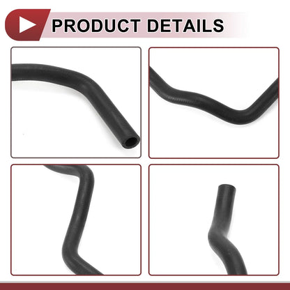 Heater Hose for Honda Civic 1.8L 2006-2011 Rubber Black 1 x Piece