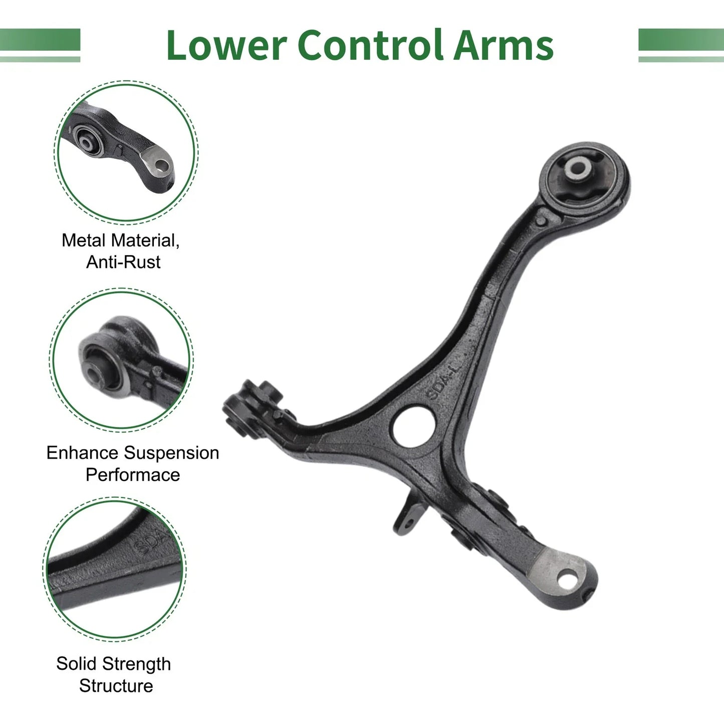 16pcs Front Suspension Control Arm Kit for Honda Accord (2003-2007)