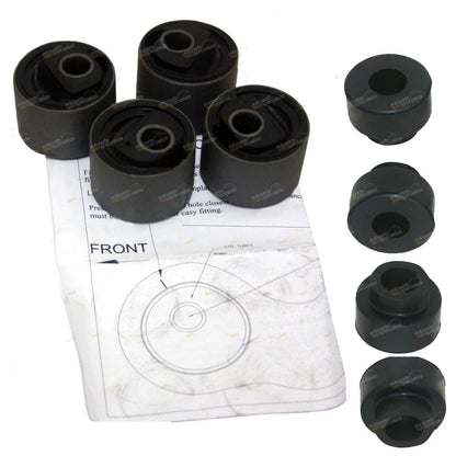 Rubber Front Radius Arm Castor Correction Bush Kit for Patrol GQ Y60 GU GR (1990–2016)