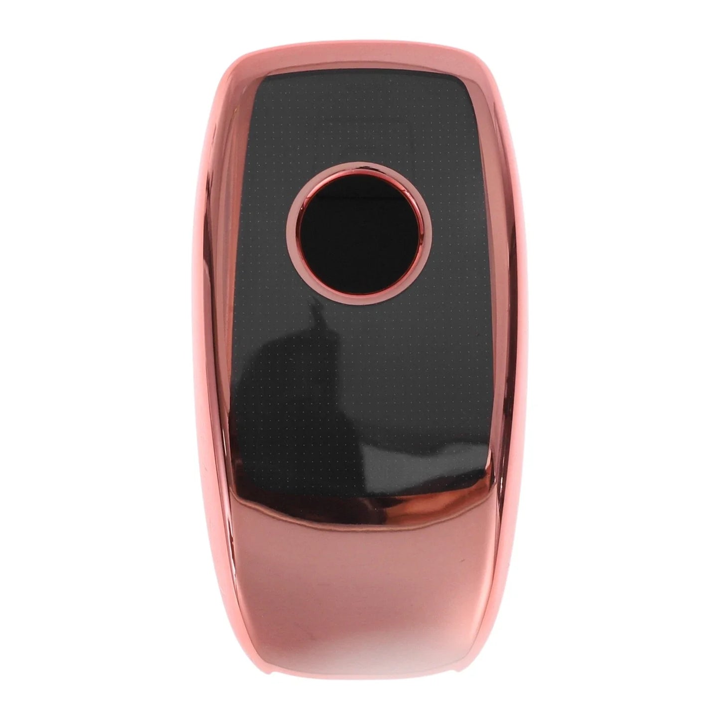 Rose Gold TPU Car Key Case for Mercedes Benz E Class (2017) - 3 Buttons