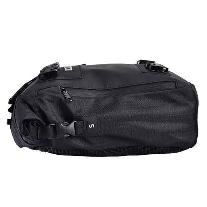 Waterproof 10L Rear Tail Seat Bag for Motorcycle - Black