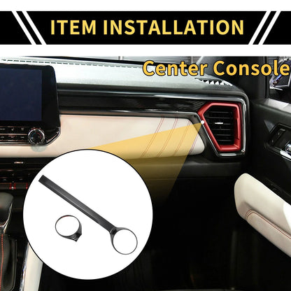 Central Control Air Vents Cover for Chevy Colorado (2023-2024) Carbon Fiber